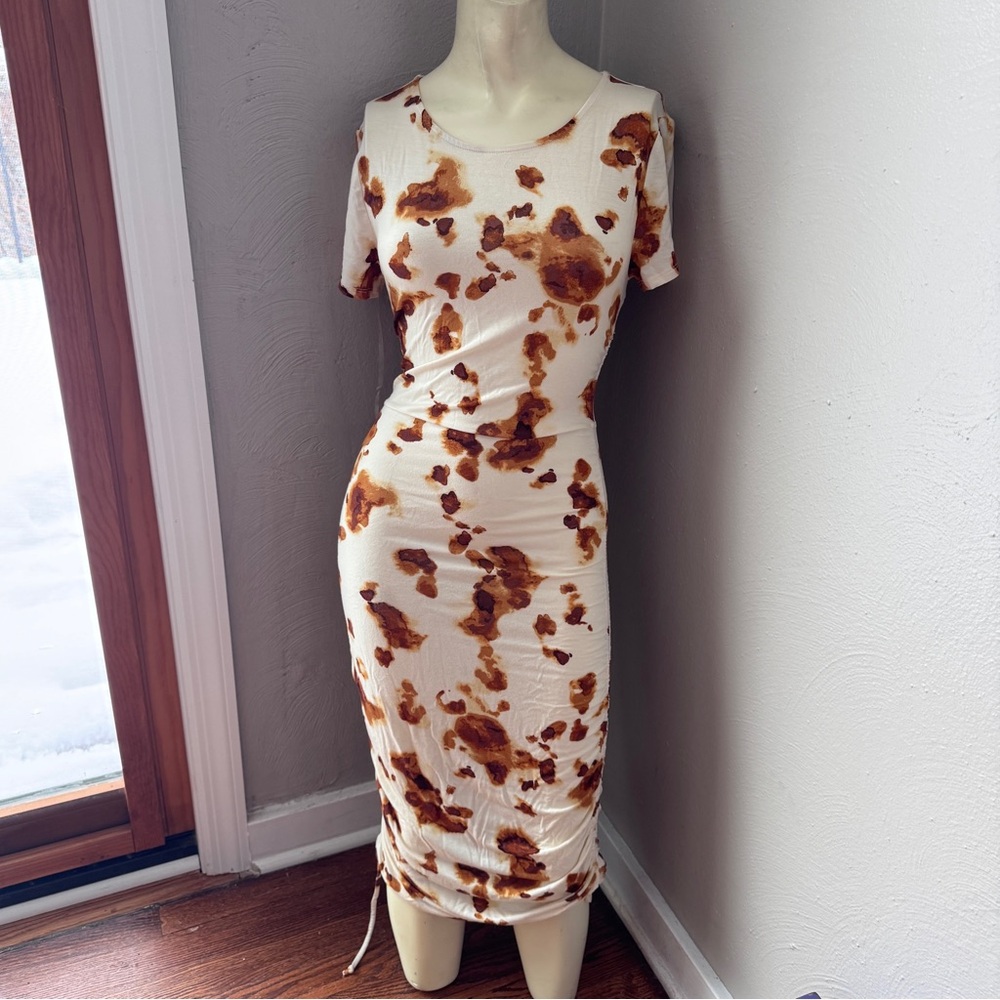 Bar lll short sleeve long  rayon dress size small